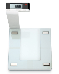 Seca 818 Glass Bathrrom Scale with Pedestal