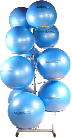 Spiral Gym Ball Rack